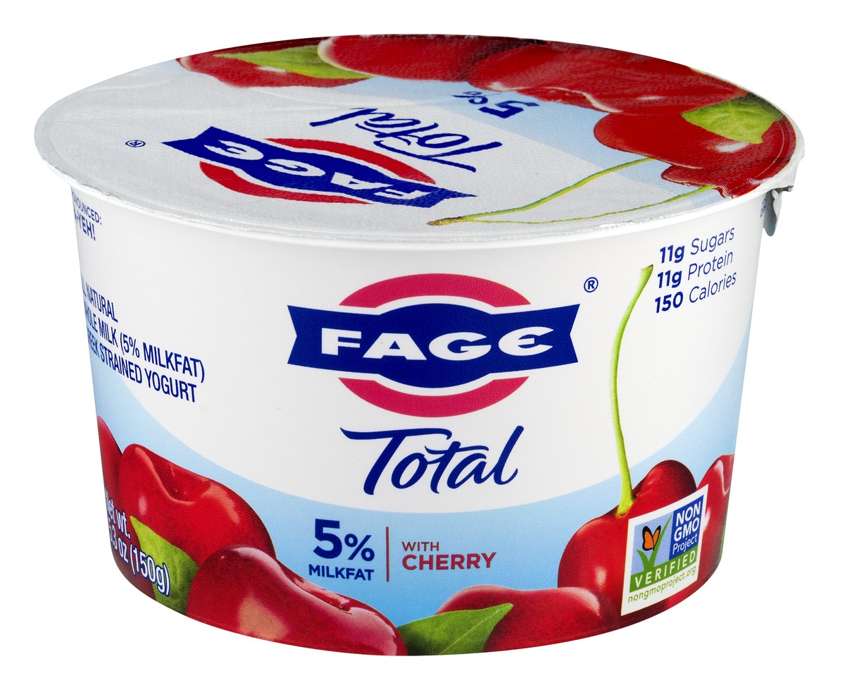 slide 1 of 11, Fage Total Cherry Greek Yogurt, 5.3 oz