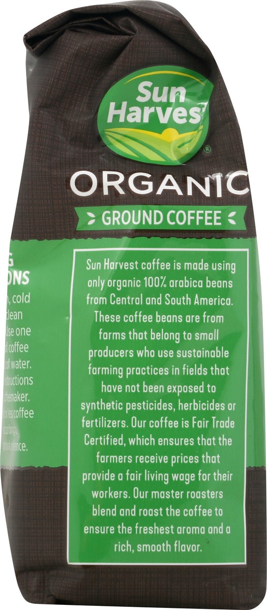slide 9 of 12, Sun Harvest Organic Peruvian Ground Coffee - 12 oz, 12 oz