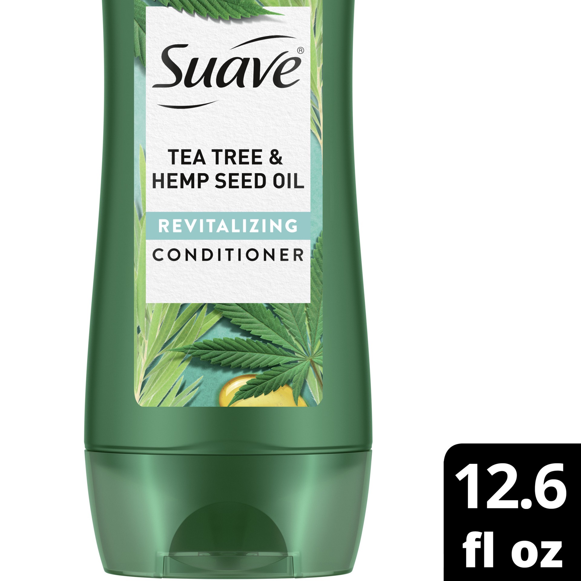 slide 1 of 4, Suave Professionals Suave Conditioner Tea Tree Hemp Seed Oil Conditioner for Oily Hair Paraben Free Conditioner 12.6 oz, 12.6 oz