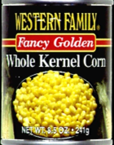 slide 1 of 1, Western Family Fancy Whole Kernel Corn, 8.5 oz