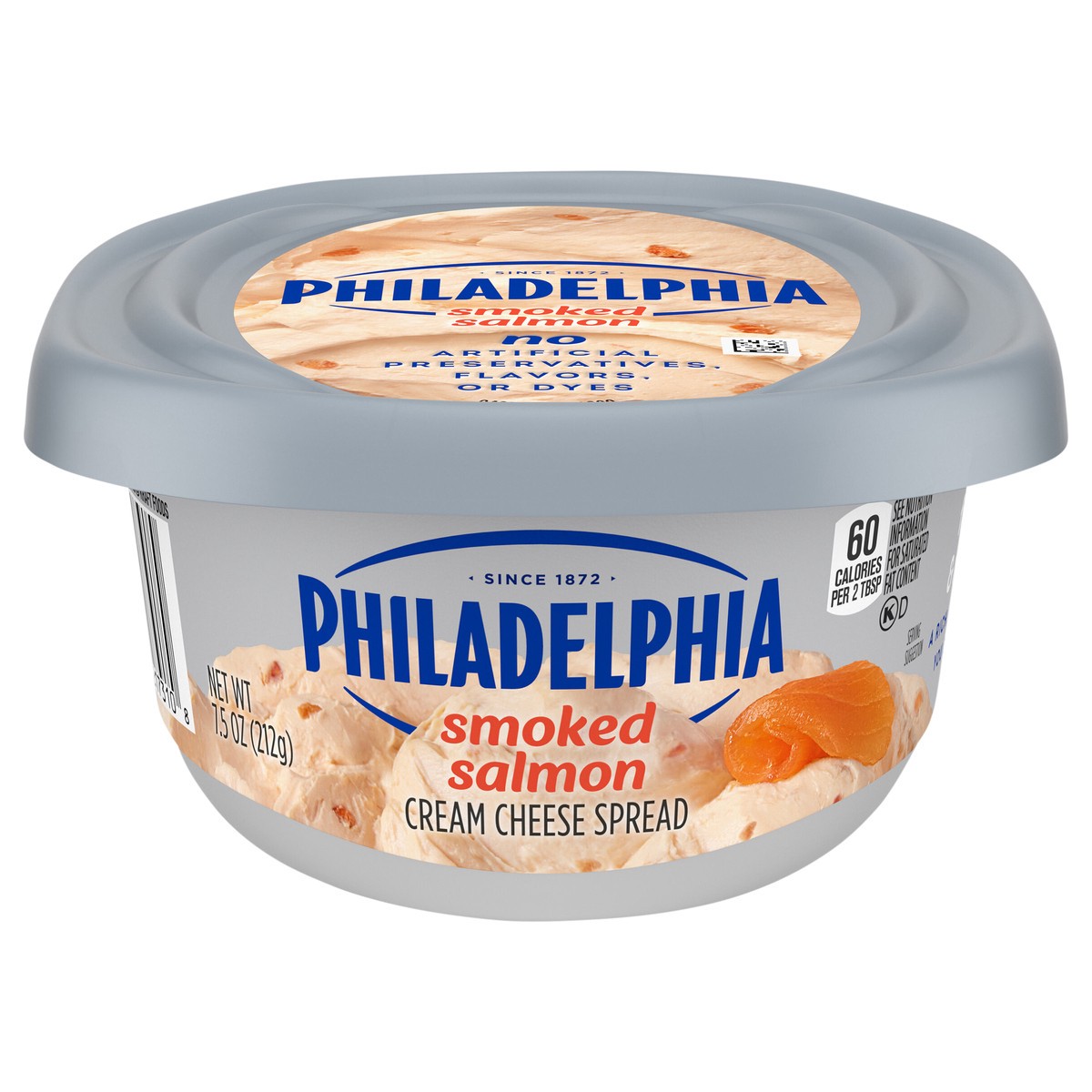 slide 1 of 5, Philadelphia Smoked Salmon Cream Cheese Spread- 7.5 oz, 7.5 oz