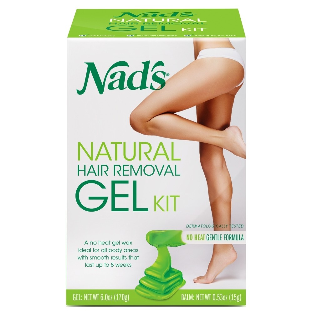 slide 1 of 1, Nad's Hair Removal Gel Kit, 6 oz