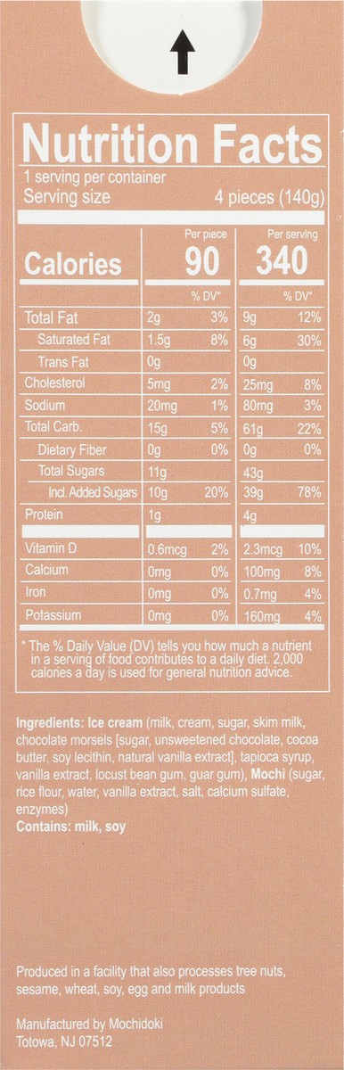 slide 7 of 9, Mochidoki Vanil Chip Mochi Ice Cream, 5 oz