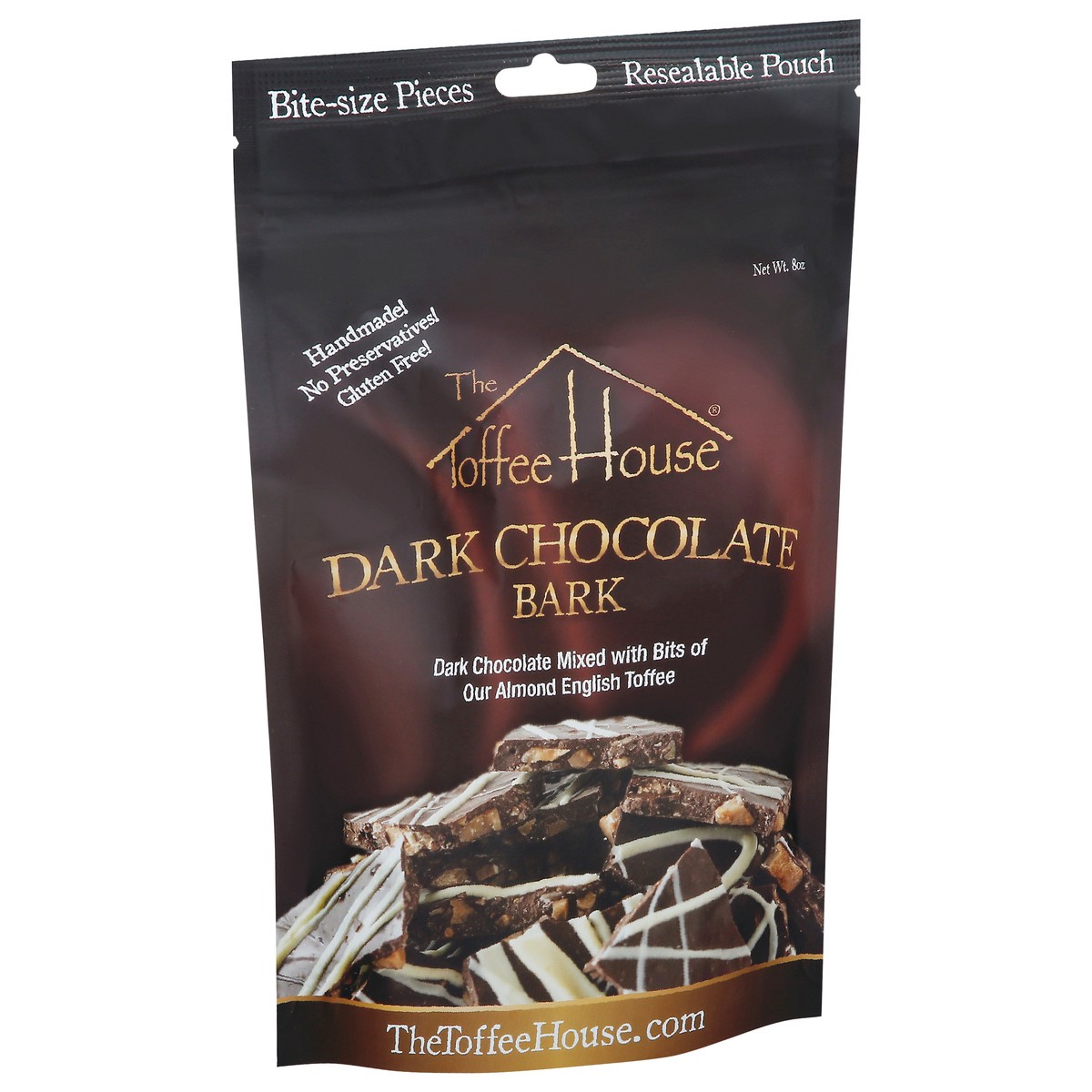 slide 3 of 9, The Toffee House Dark Chocolate Bark 8 oz, 8 oz