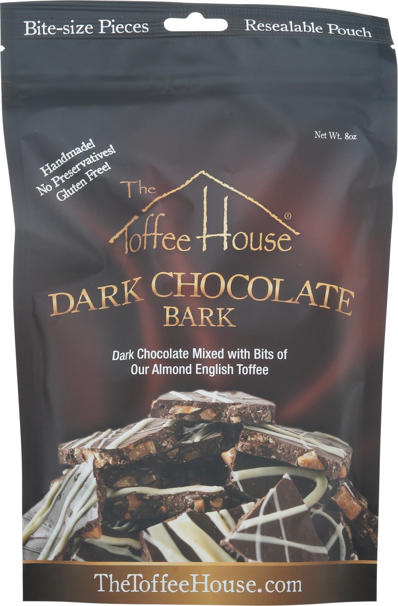 slide 6 of 9, The Toffee House Dark Chocolate Bark 8 oz, 8 oz
