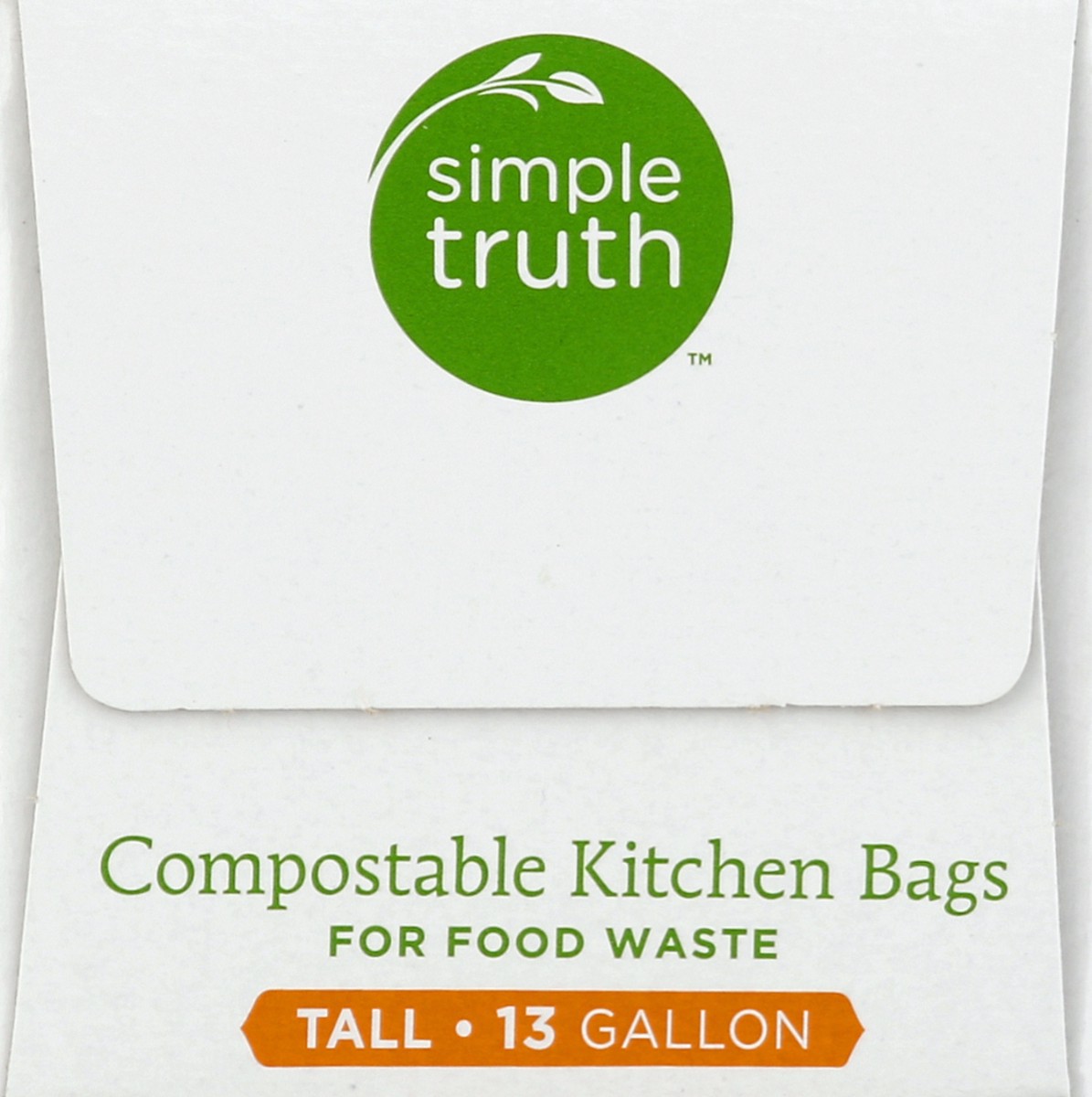 slide 4 of 5, Simple Truth Tall Kitchen Bags 12 ea, 12 ct