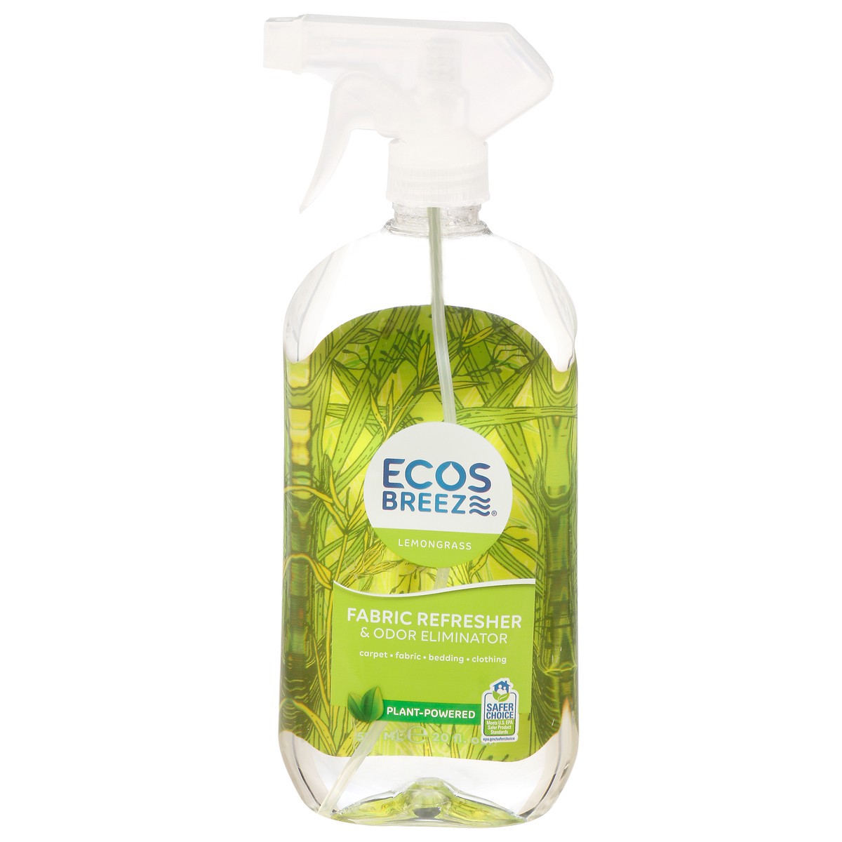 slide 1 of 9, Ecos Breeze Lemongrass Fabric Refresher & Odor Eliminator 20 fl oz, 
