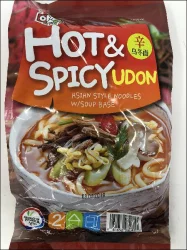 Assi Instant Udon Noodles / Hot & Spicy- 15.3 oz