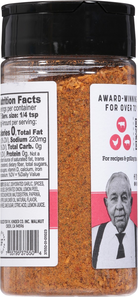 slide 7 of 9, Kinder's The Steak Blend Seasoning 6.2 oz, 6.2 oz