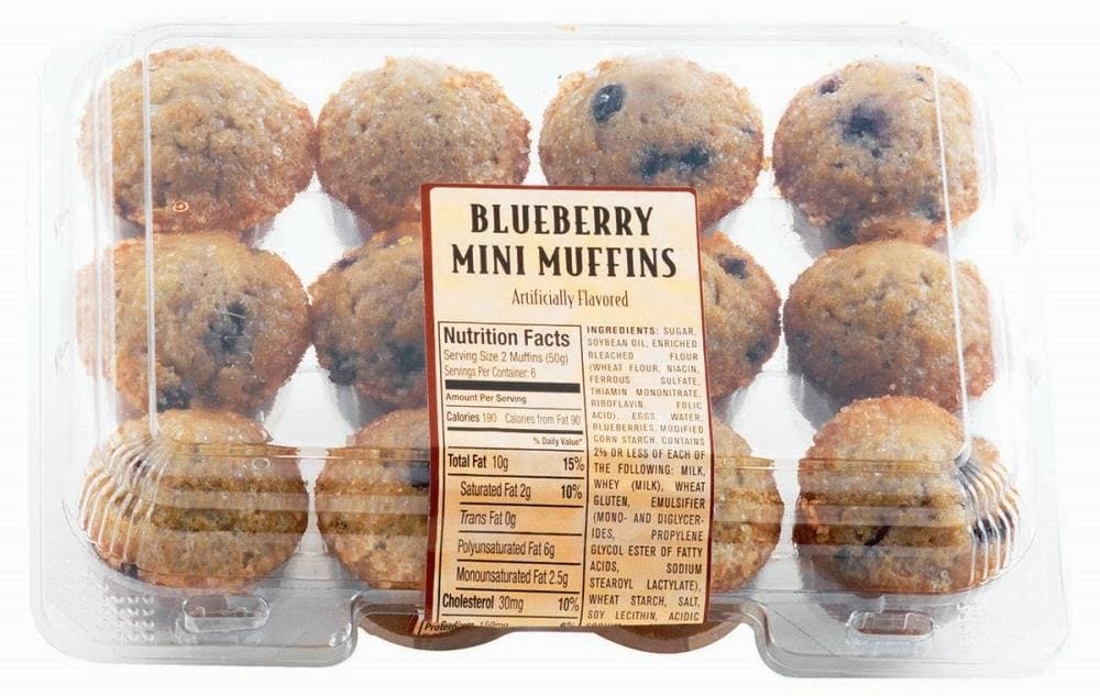 slide 1 of 1, Bakery Fresh Goodness Mini Blueberry Muffins, 10.5 oz