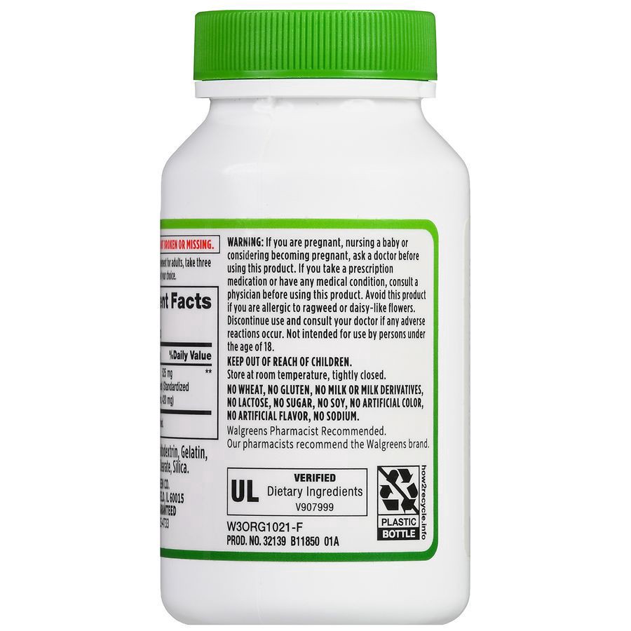slide 5 of 5, Walgreens Milk Thistle 175 mg Per Capsule, 100 ct