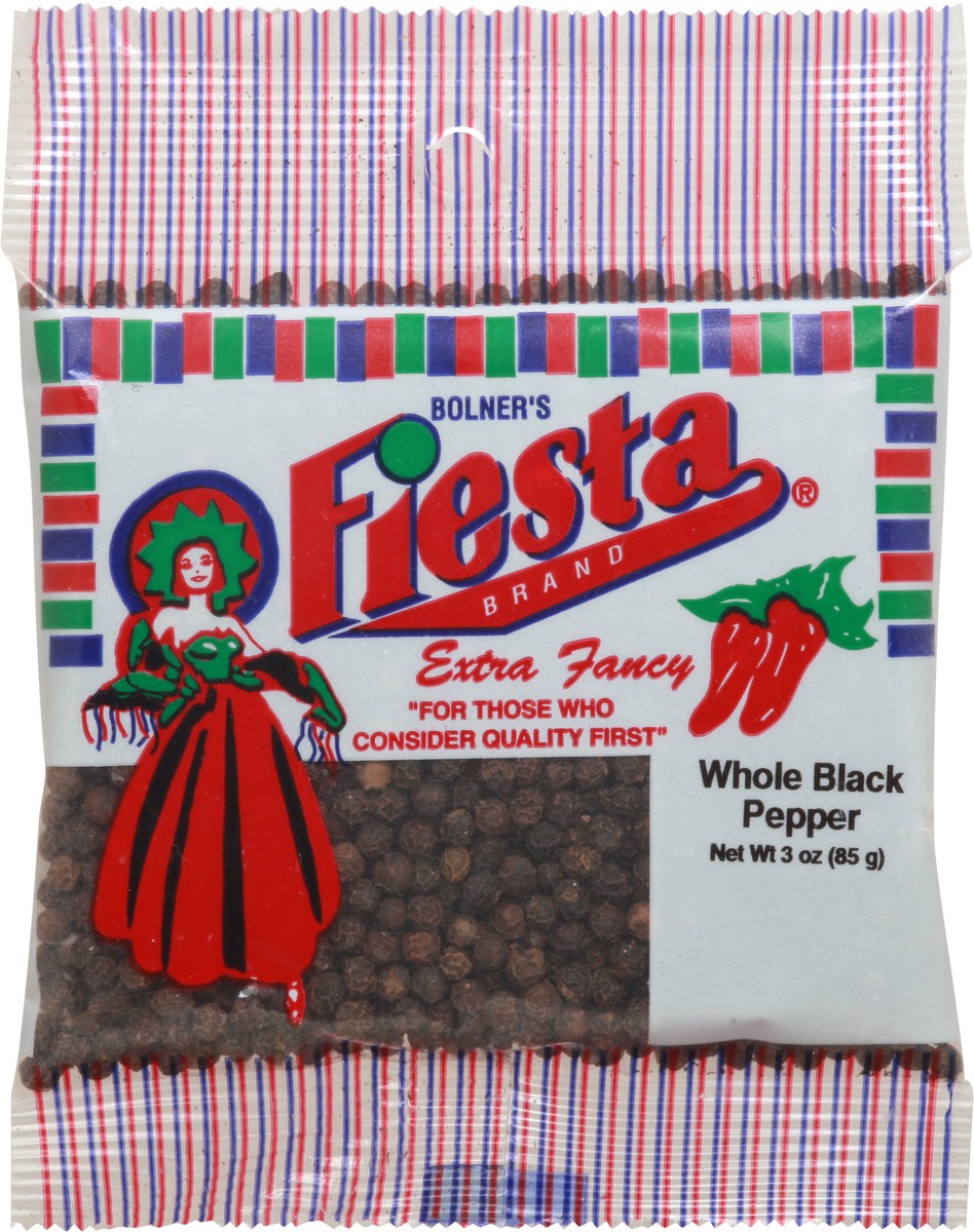 slide 10 of 11, Fiesta Extra Fancy Whole Black Pepper 3 oz, 3 oz