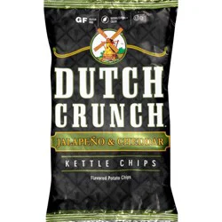 Old Dutch Dutch Crunch Jalapeno & Cheddar Kettle Potato Chips - 9 oz