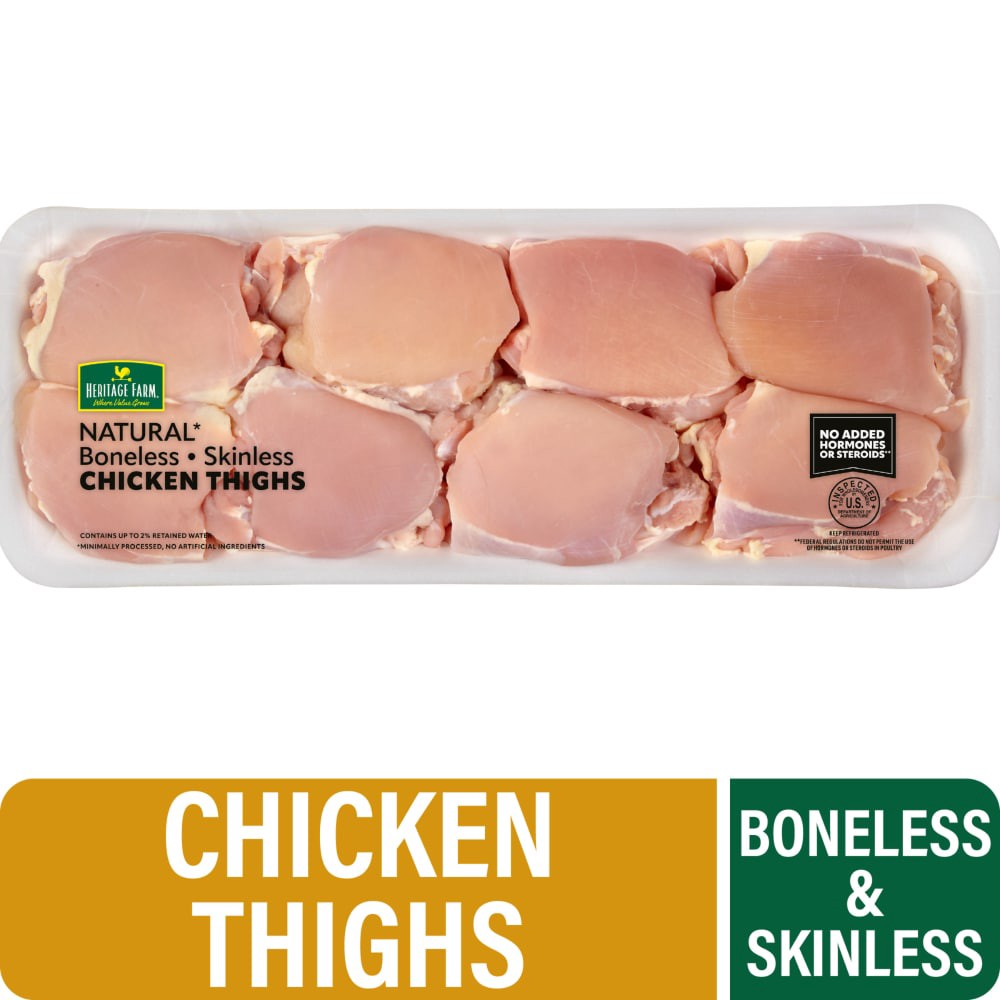 slide 1 of 4, Kroger Heritage Farm Chicken Thigh, per lb