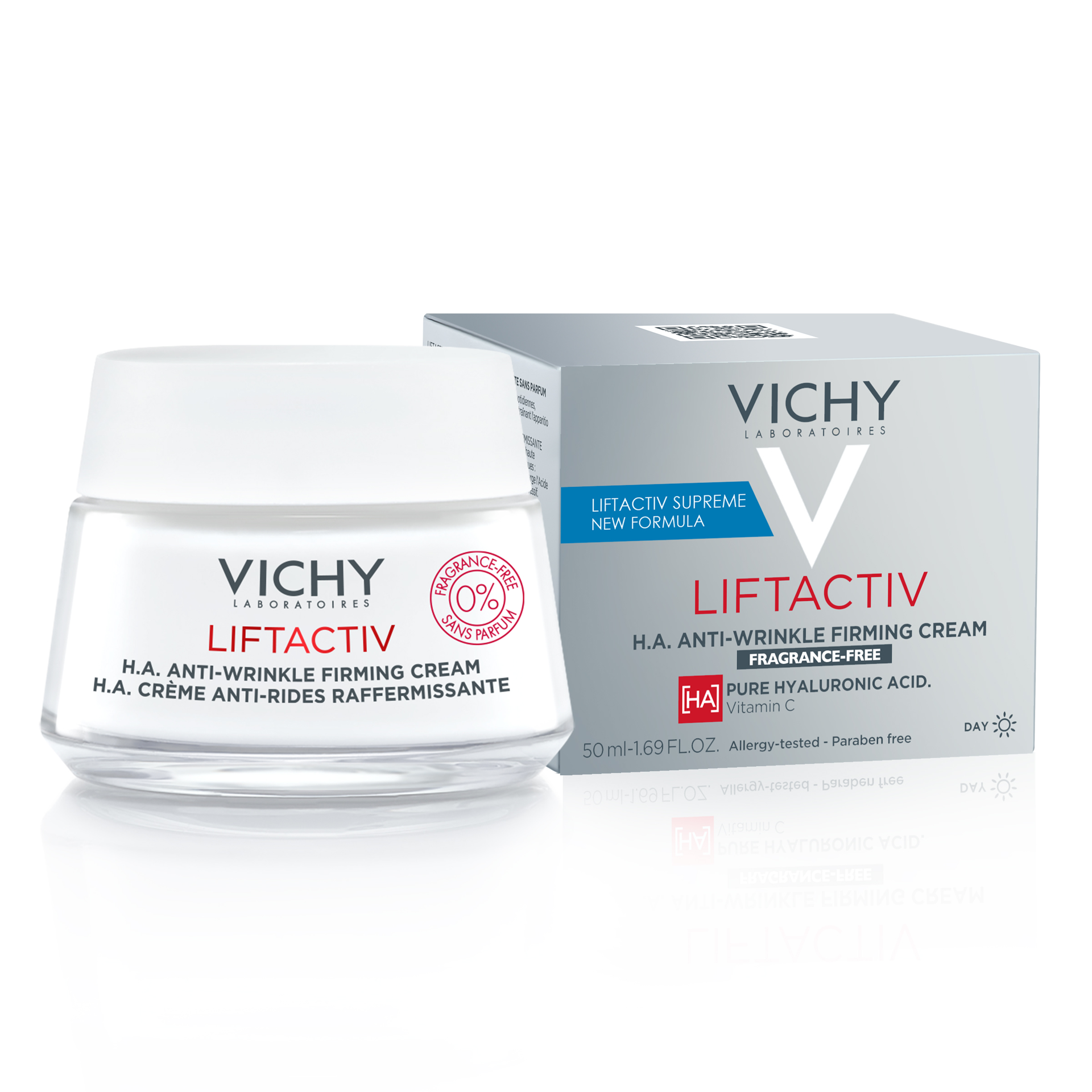 slide 1 of 1, Vichy Liftactiv H.A. Anti-Wrinkle Fragrance-Free Firming Cream 1.69 fl oz, 1.69 fl oz