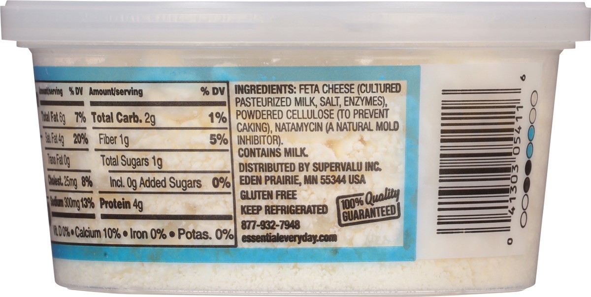 slide 4 of 14, Essential Everyday Crumbled Feta Cheese 6 oz, 6 oz
