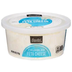 Essential Everyday Crumbled Feta Cheese 6 oz