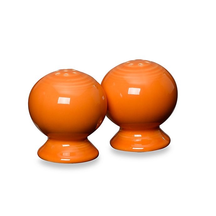 slide 1 of 1, Fiesta Salt and Pepper Shakers - Tangerine, 1 ct