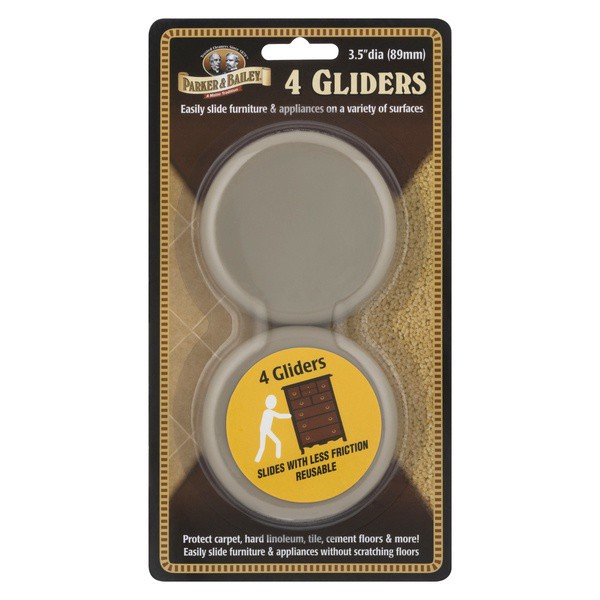 slide 1 of 1, Parker & Bailey Gliders Set, 4 ct