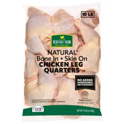 Kroger Heritage Farm Uncooked Chicken Leg Quarters