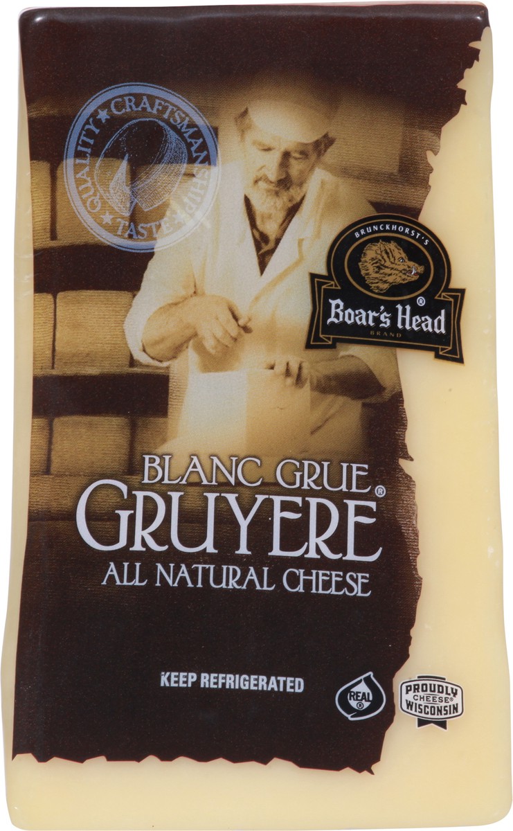 slide 5 of 9, Boar's Head Gruyere All Natural Blanc Grue Cheese 1 ea, per lb