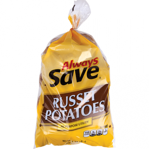 slide 1 of 1, Always Save Russet Potatoes, 15 lb