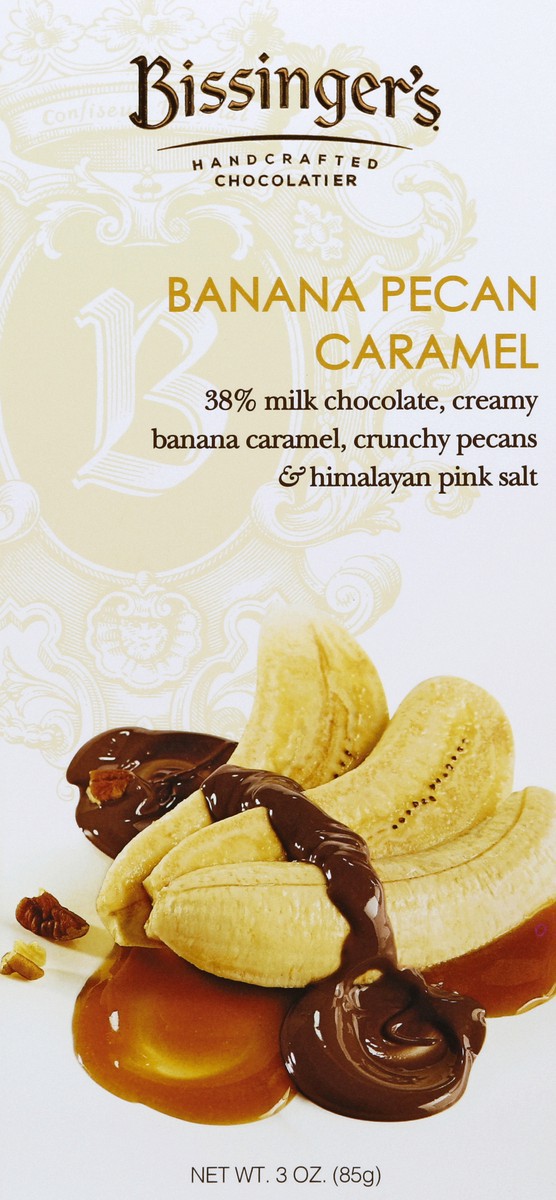 slide 4 of 4, Bissinger's Banana Pecan Caramel Chocolate Bar, 3 oz