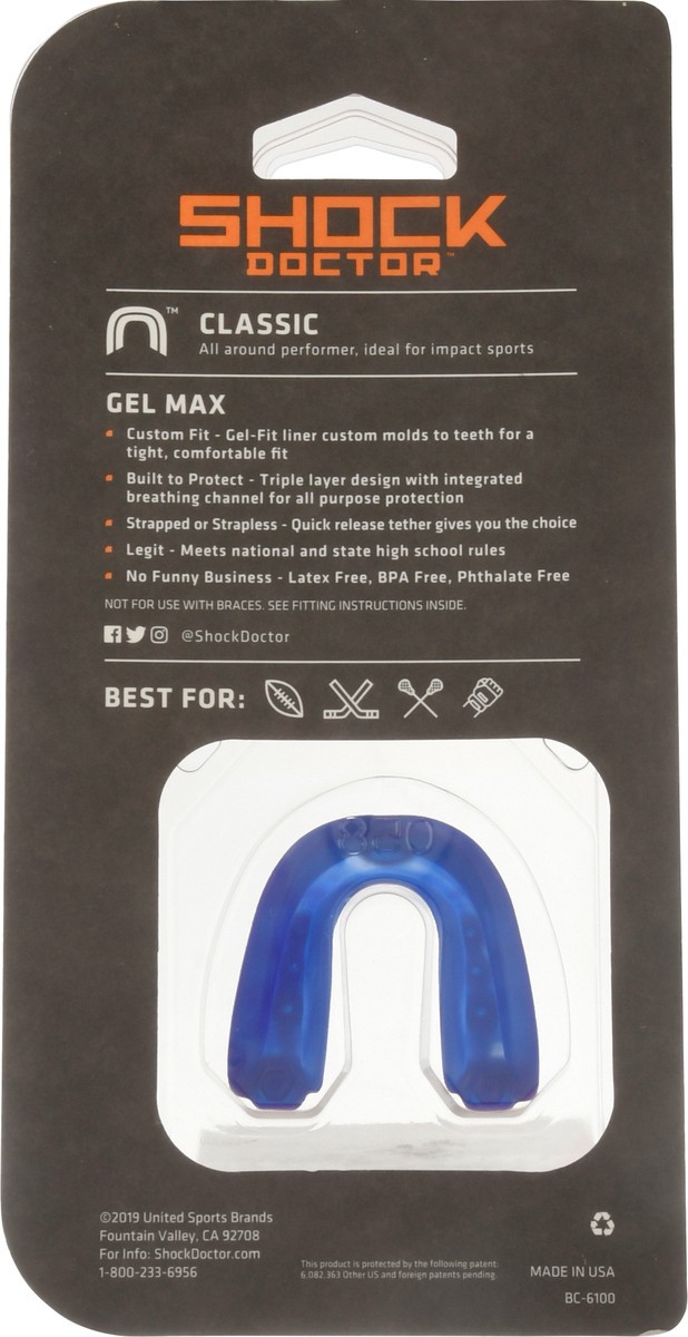 slide 5 of 9, Shock Doctor Gel Max Mouthguard, 1 ct