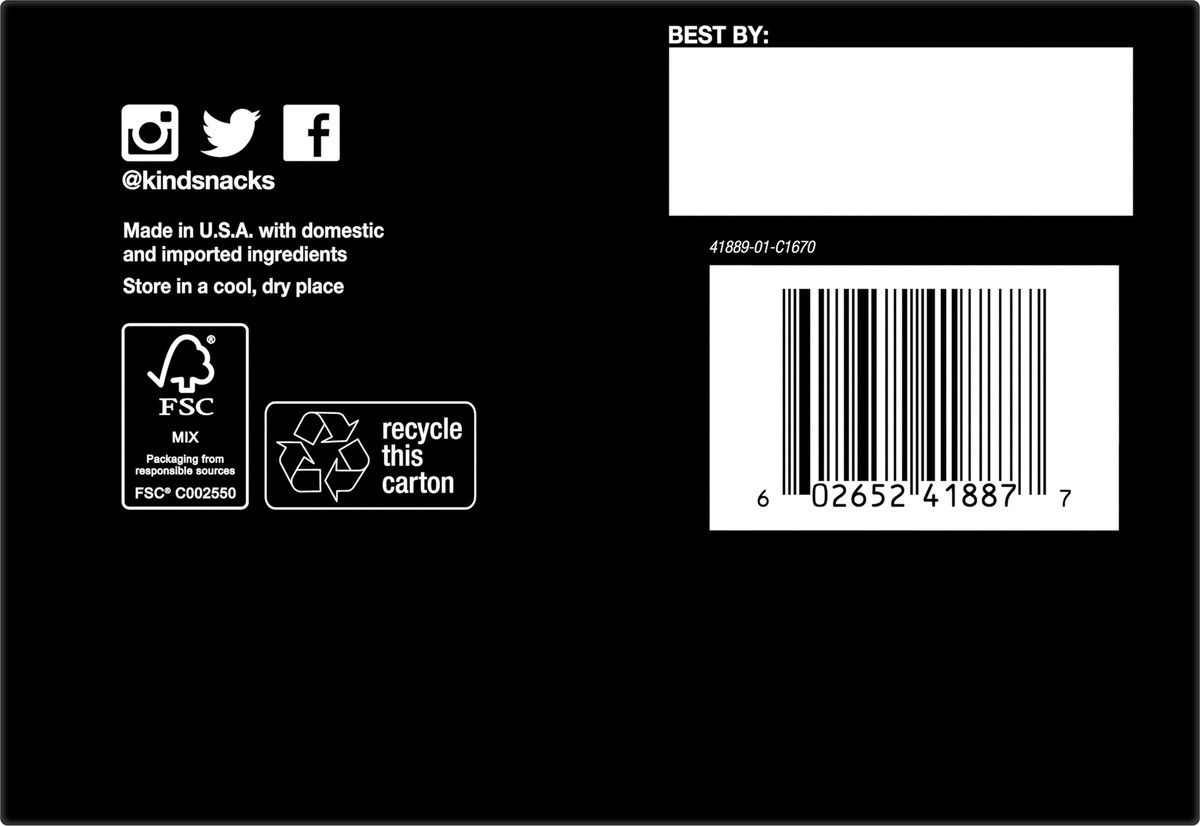 slide 2 of 8, KIND Thins Dark Chocolate, Caramel, Almond & Sea Salt Nut Bars Variety Pack, 20 ct