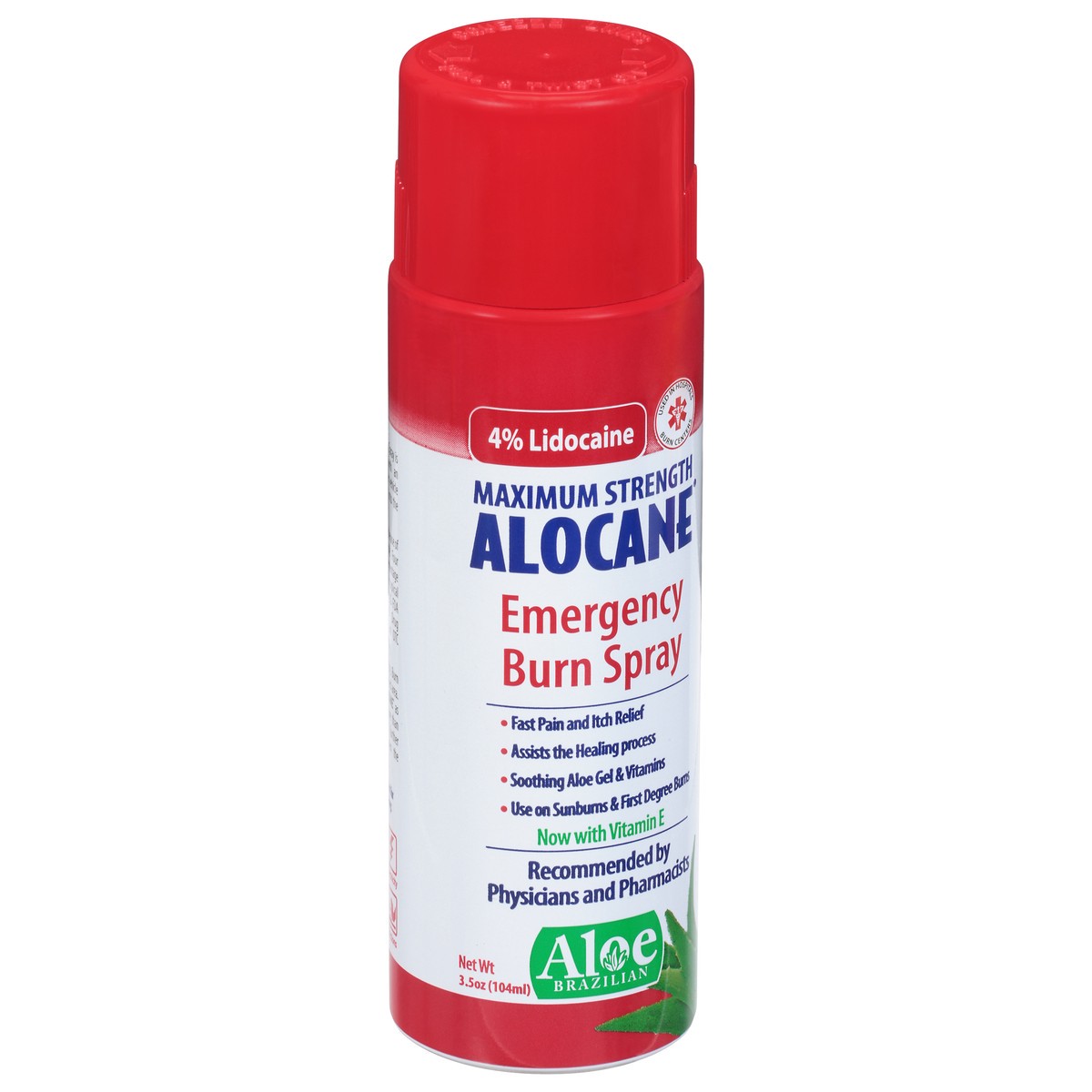 slide 4 of 9, Alocane Max Emergency Burn Spray with Antiseptic 3.5 fl oz, 3.5 fl oz