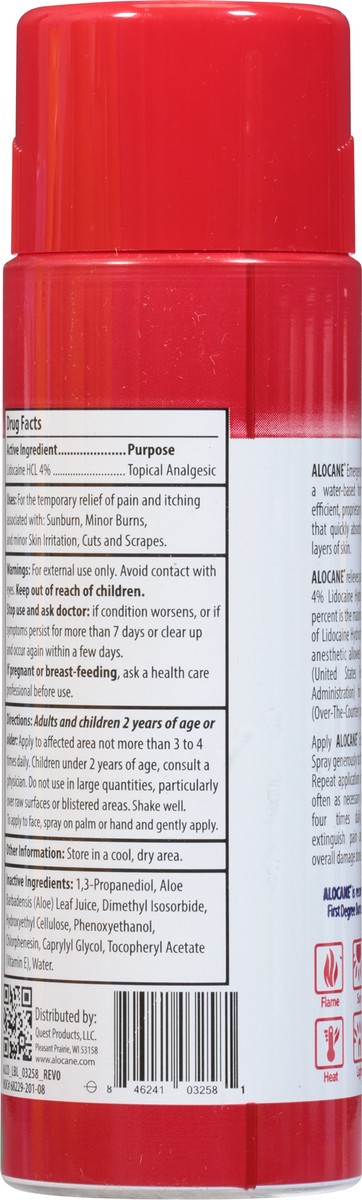 slide 3 of 9, Alocane Max Emergency Burn Spray with Antiseptic 3.5 fl oz, 3.5 fl oz