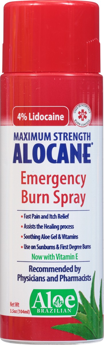 slide 8 of 9, Alocane Max Emergency Burn Spray with Antiseptic 3.5 fl oz, 3.5 fl oz