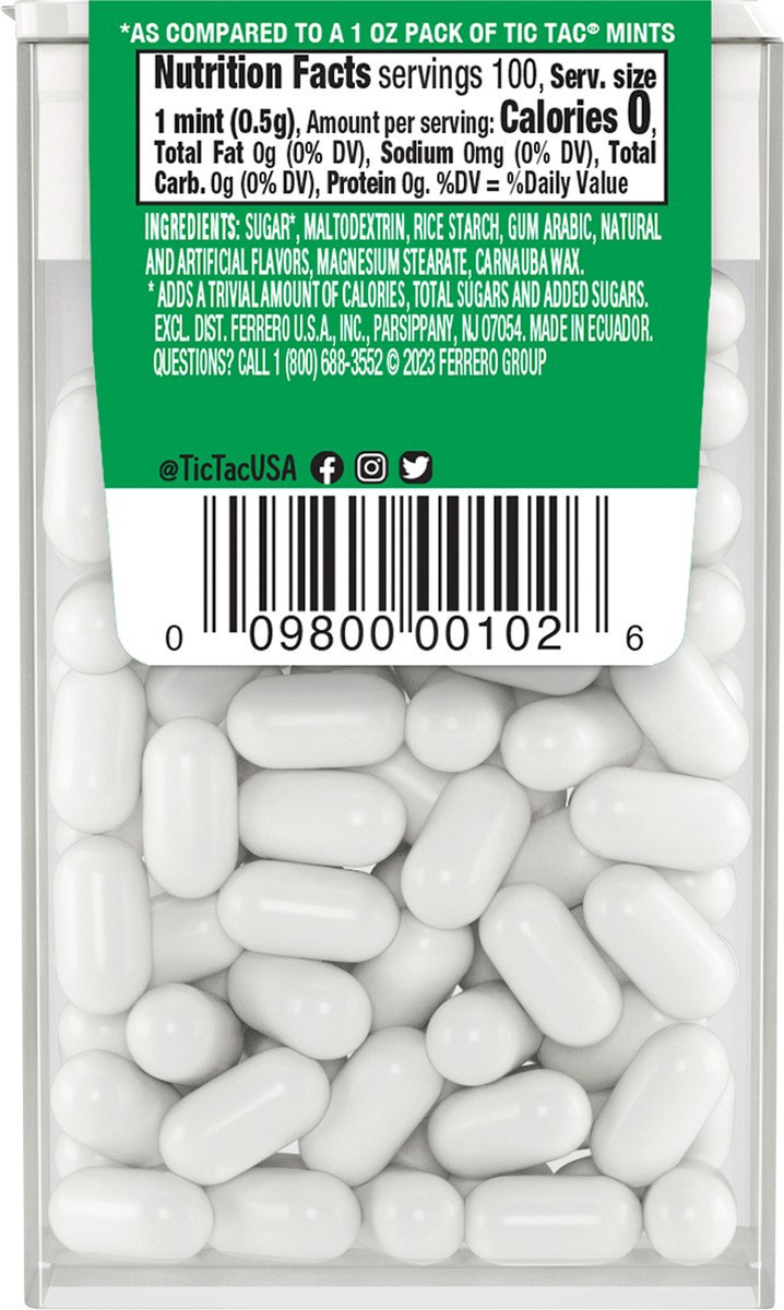 slide 12 of 12, Tic Tac Freshmint, 1.7 oz