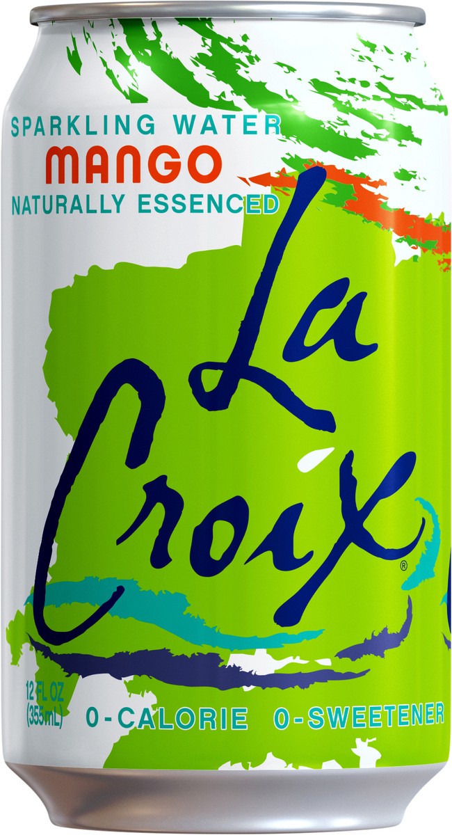 slide 1 of 9, La Croix Mango Sparklng Water Sngle Can - 12 fl oz, 12 fl oz