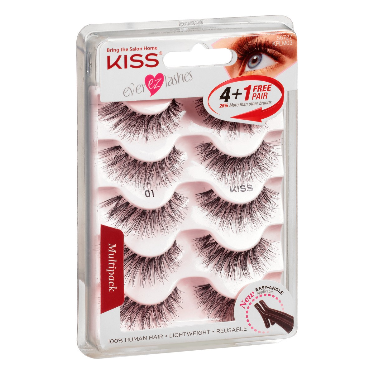 slide 8 of 9, Kiss So Wispy 01 Lashes 5 ea, 5 ct