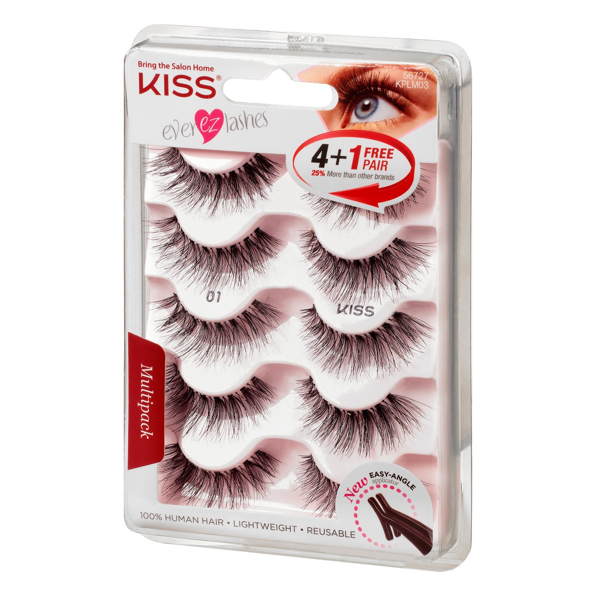 slide 6 of 9, Kiss So Wispy 01 Lashes 5 ea, 5 ct