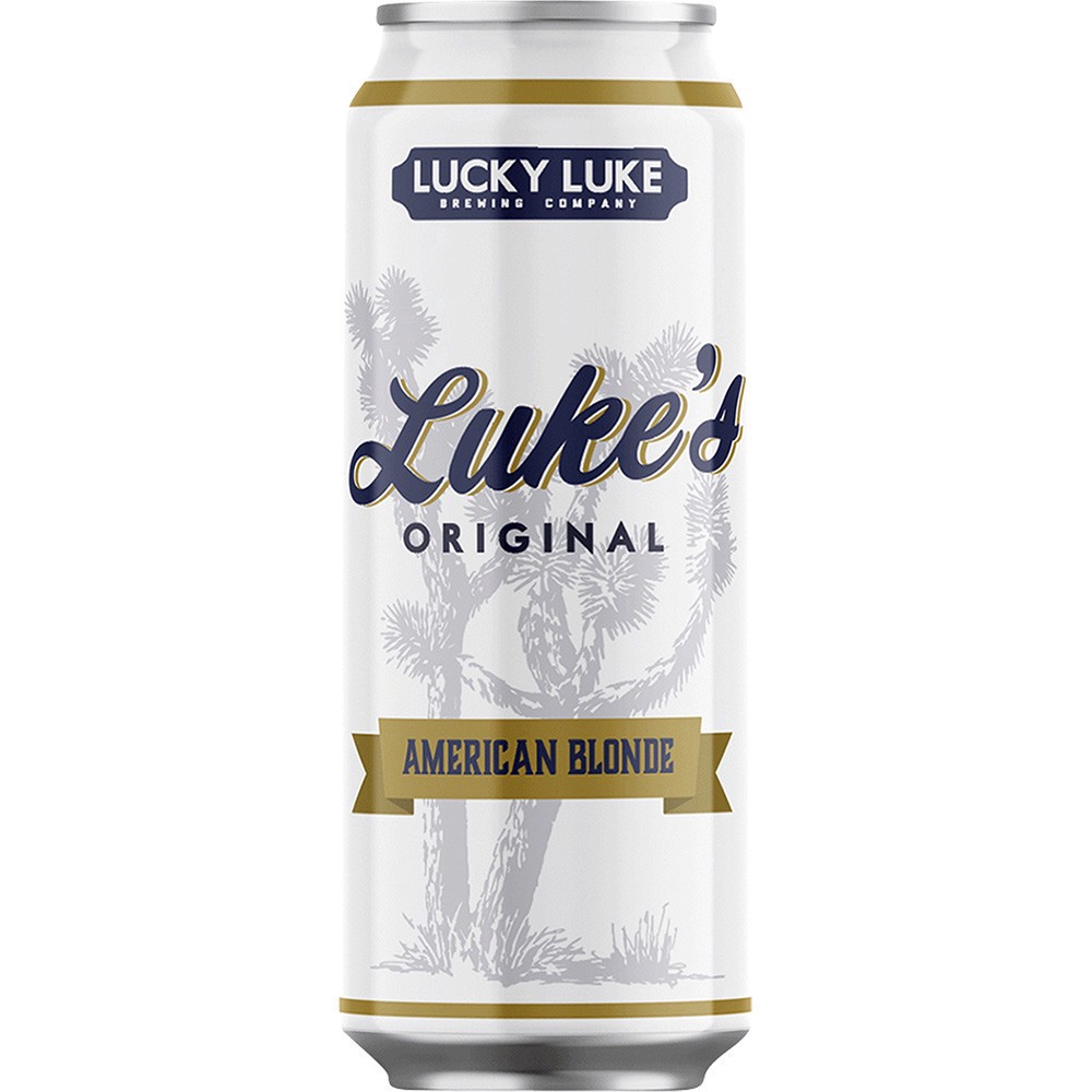 slide 1 of 1, Lucky Luke Brewing Co. Luke's Original American Blonde, 4 ct; 16 oz