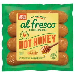 Al Fresco Natural Hot Honey Chicken Sausage - 4 ct