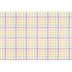 Hester & Cook Spring Plaid Paper Placemats