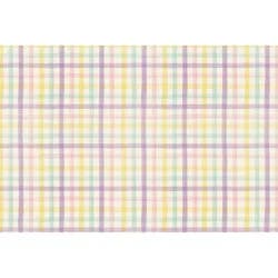 Hester & Cook Spring Plaid Paper Placemats