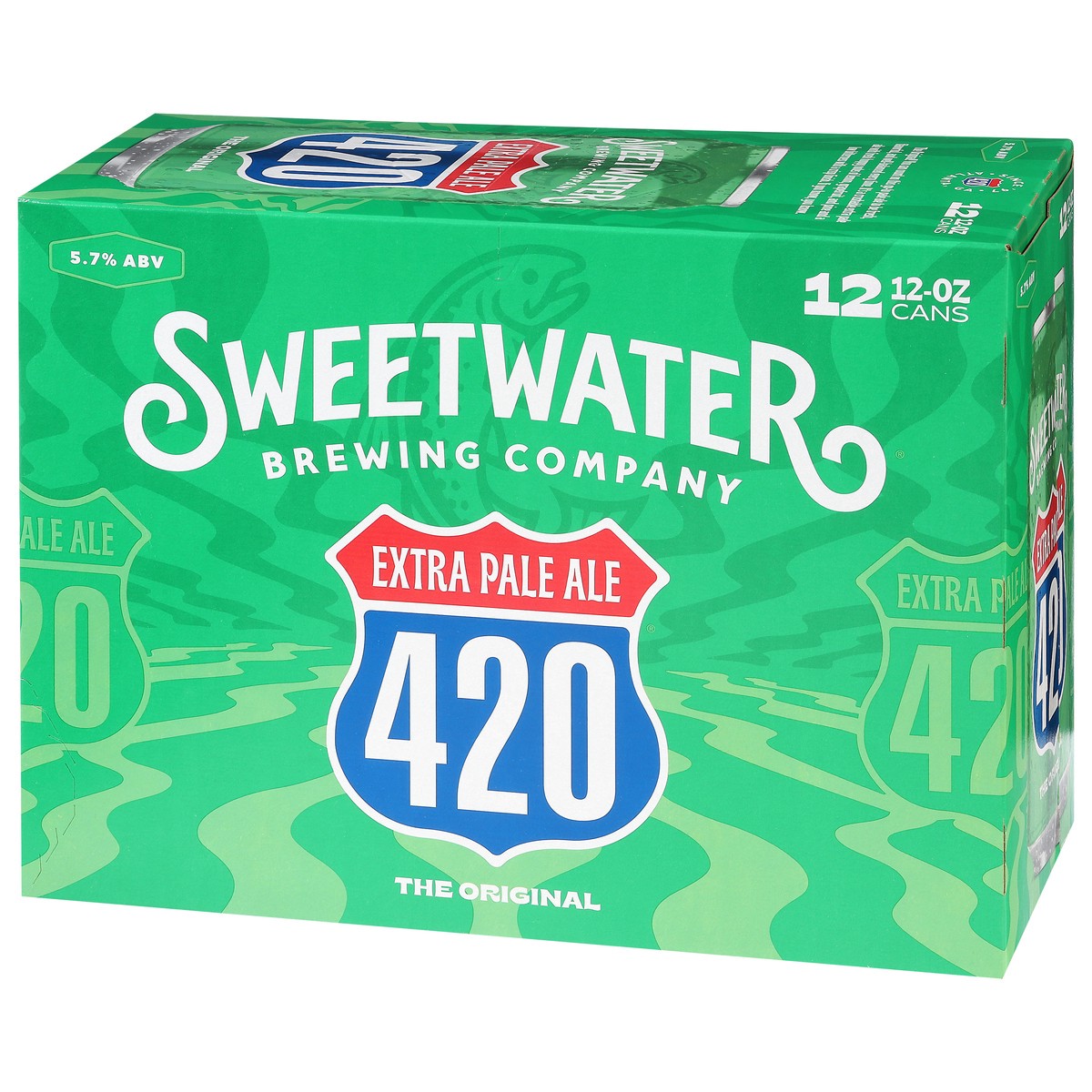 slide 3 of 4, SweetWater Brewing Company Extra Pale Ale 420 The Original Beer 12 - 12 oz Cans, 144 oz