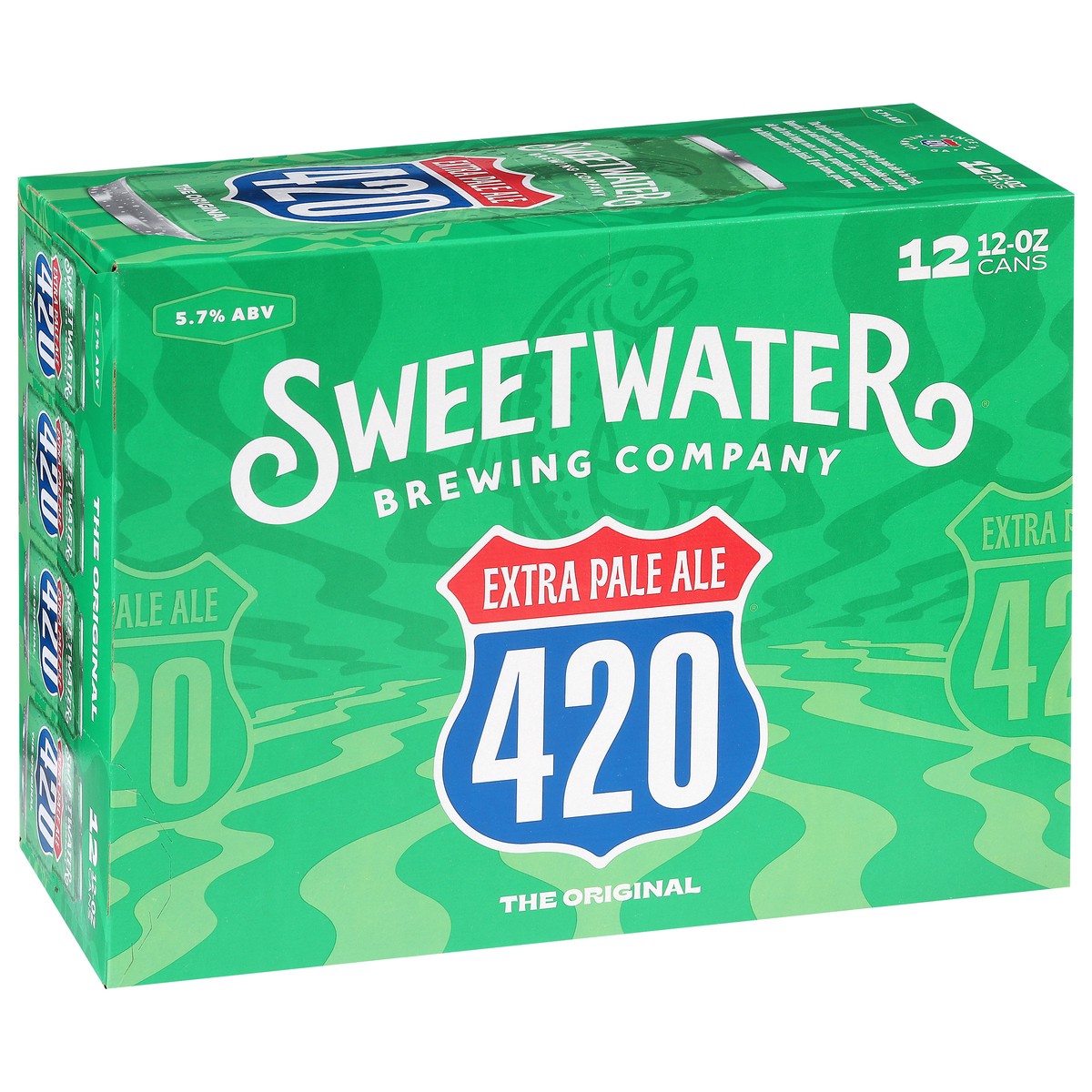 slide 2 of 4, SweetWater Brewing Company Extra Pale Ale 420 The Original Beer 12 - 12 oz Cans, 144 oz