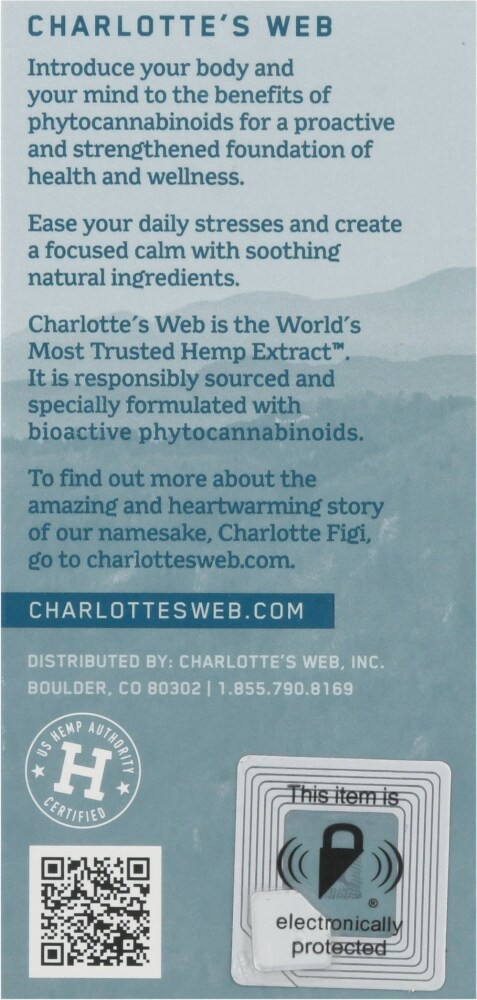 slide 3 of 4, Charlotte's Web Hemp-Infused Balm Stick, 525mg, 1.75 oz