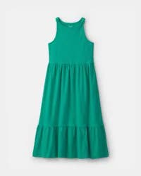 Carters Girls Sleeveless Maxi Dress - Green Green 10