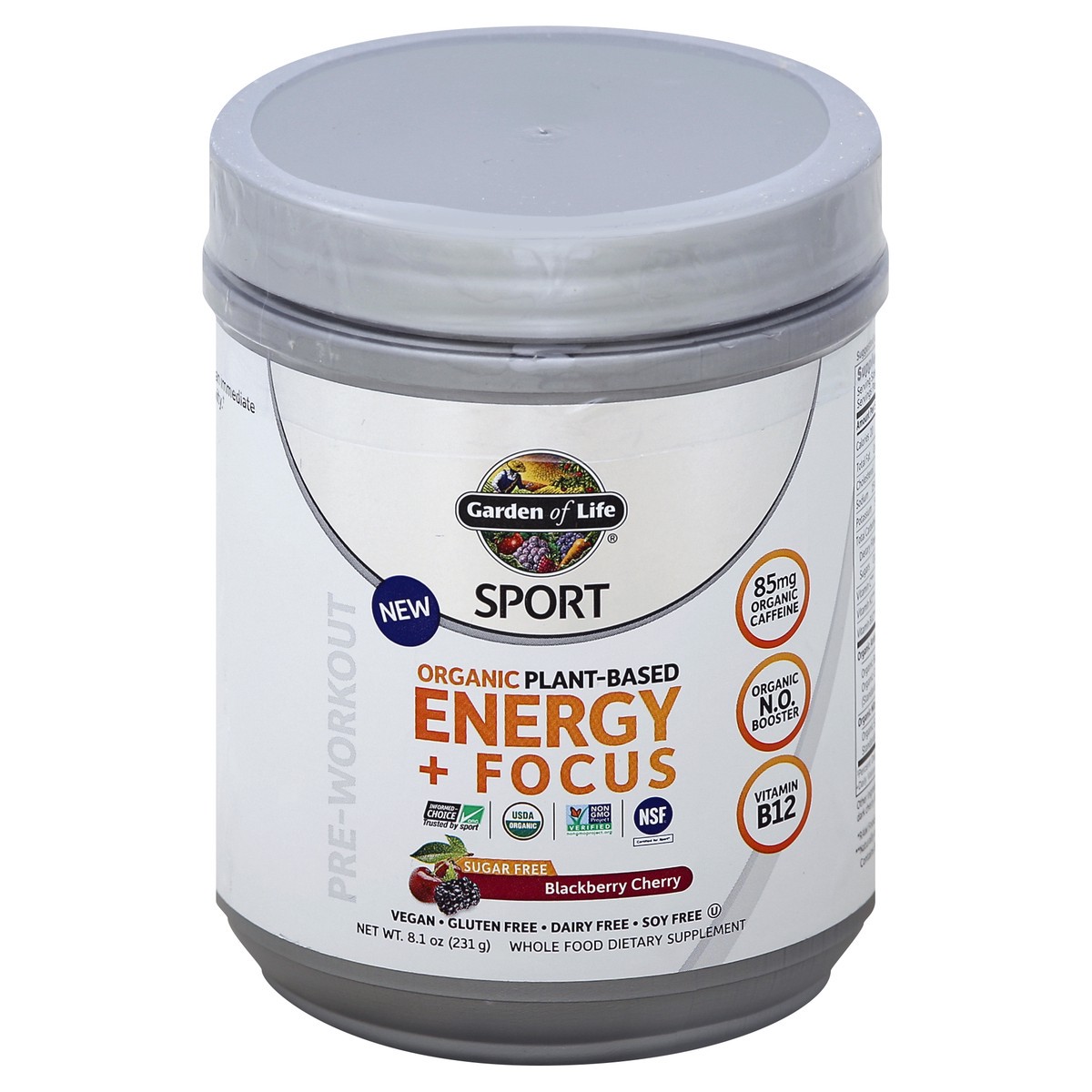 slide 3 of 3, Garden of Life Energy + Focus 8.1 oz, 8.1 fl oz