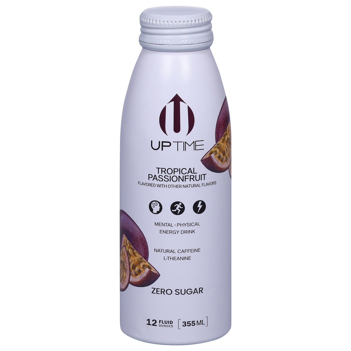 slide 8 of 14, UPTIME Energy Tropical Passionfruit Sugar Free Energy Drink, 12 fl oz