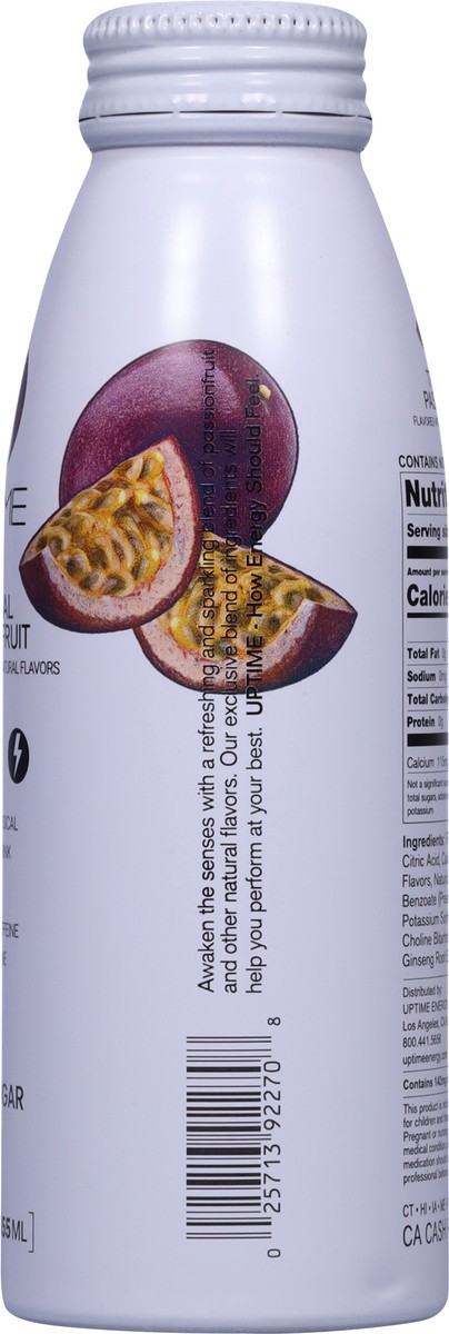 slide 11 of 14, UPTIME Energy Tropical Passionfruit Sugar Free Energy Drink, 12 fl oz