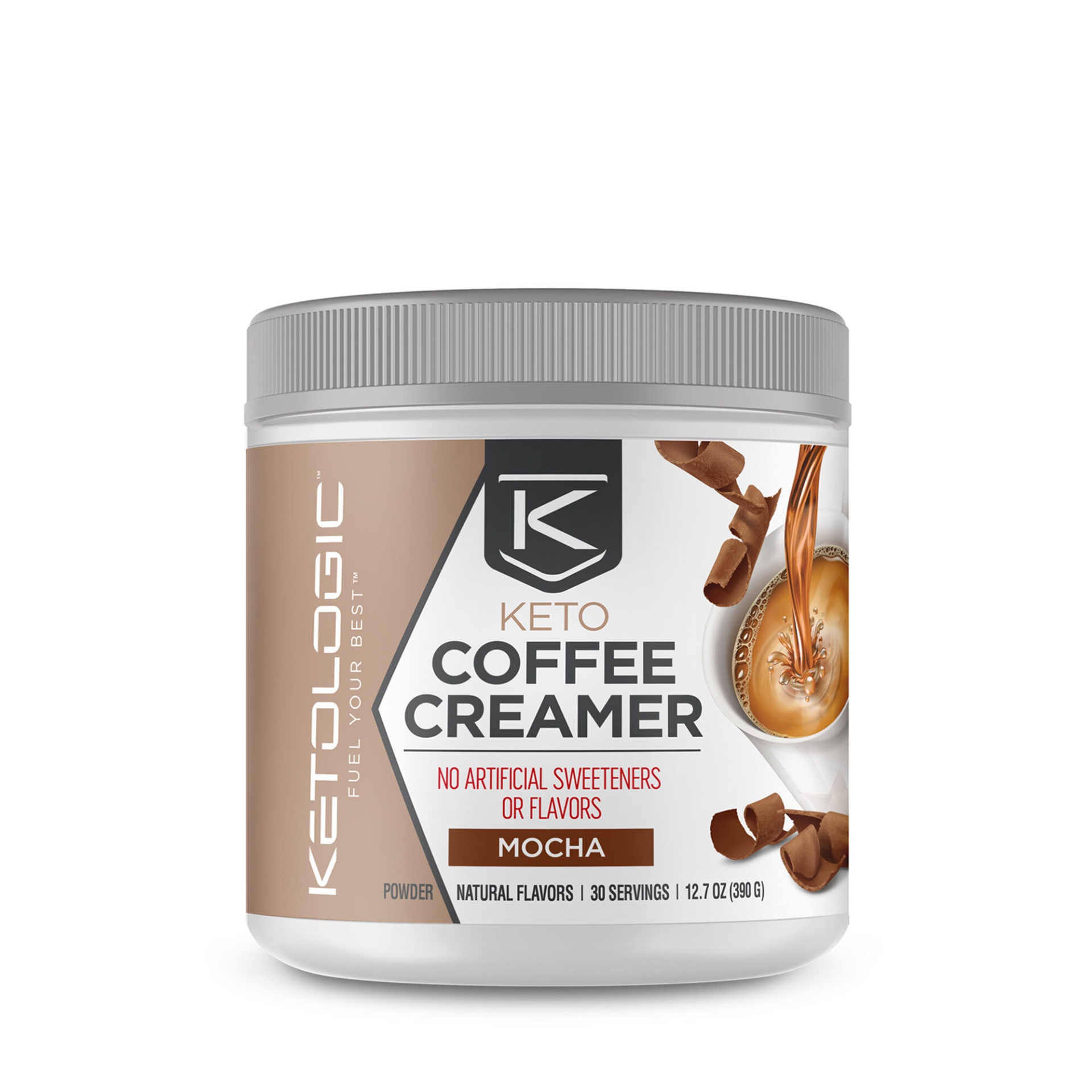 slide 1 of 1, KetoLogic Keto Coffee Creamer - Mocha, 1 ct