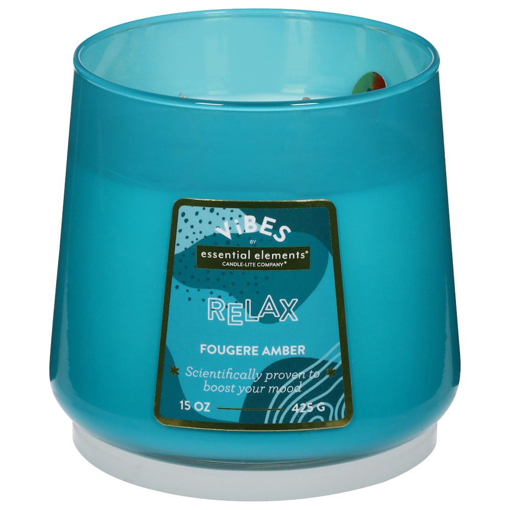 slide 3 of 3, Candle-Lite Company Essential Elements Vibes Relax Jar Candle, 15 oz
