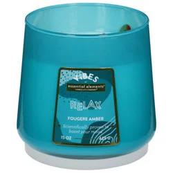 Candle-Lite Company Essential Elements Vibes Relax Jar Candle